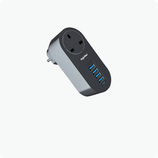 وصلة كهربائية من فوجيستار مزودة بـ 4 منافذ USB وشحن سريع بتقنية PD