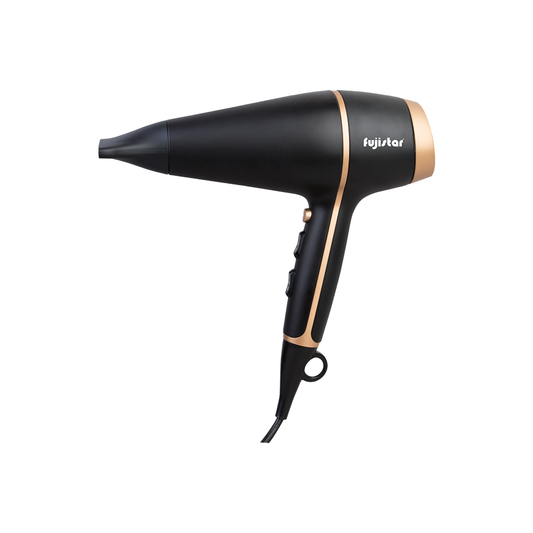FUJISTAR Professional Hair Dryer 1800W, AC motor, 2 speeds, 3 temperature settings, cool function, 2 concentrators