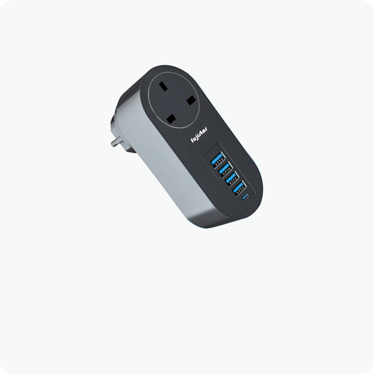 وصلة كهربائية من فوجيستار مزودة بـ 4 منافذ USB وشحن سريع بتقنية PD