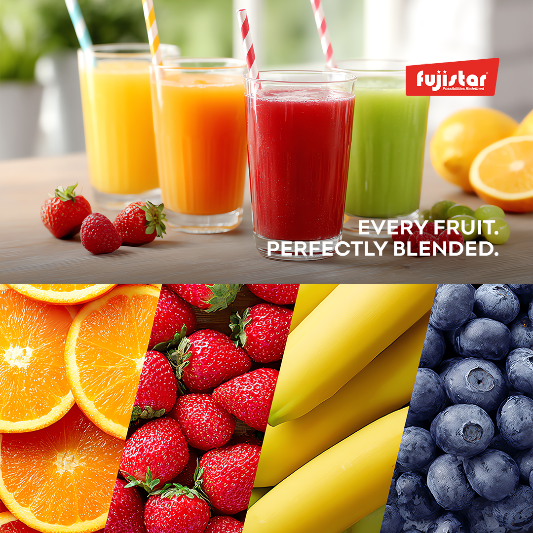 Fujistar 2 in 1 Juicer / Blender Premium 650w 1.8 L Unbreakable Jar