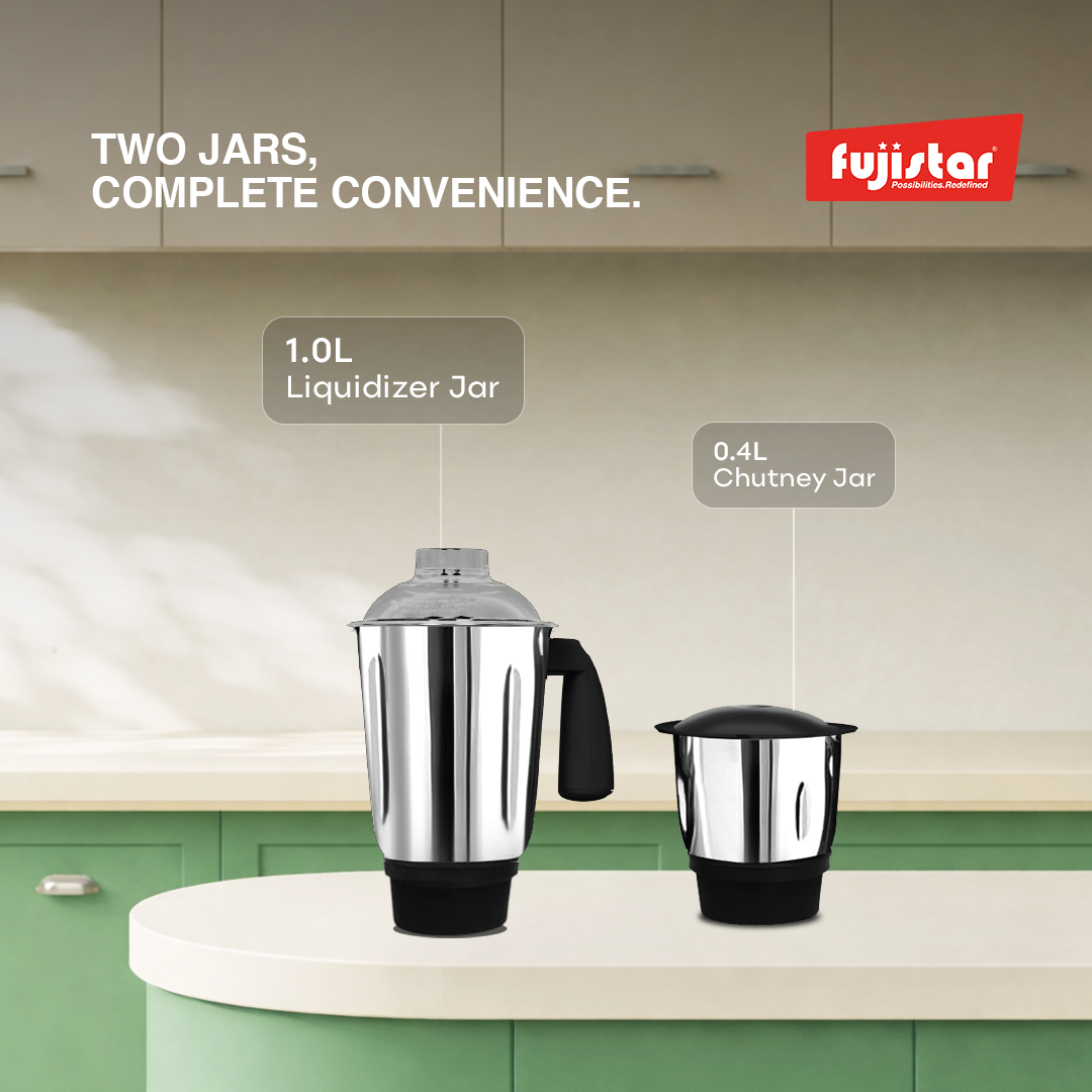 Fujistar 2 in 1 Mixer Grinder 800 Watts FSBL312