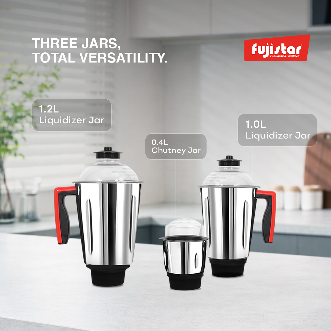 Fujistar 3 in 1 Mixer Grinder 1000 Watts FSBL313