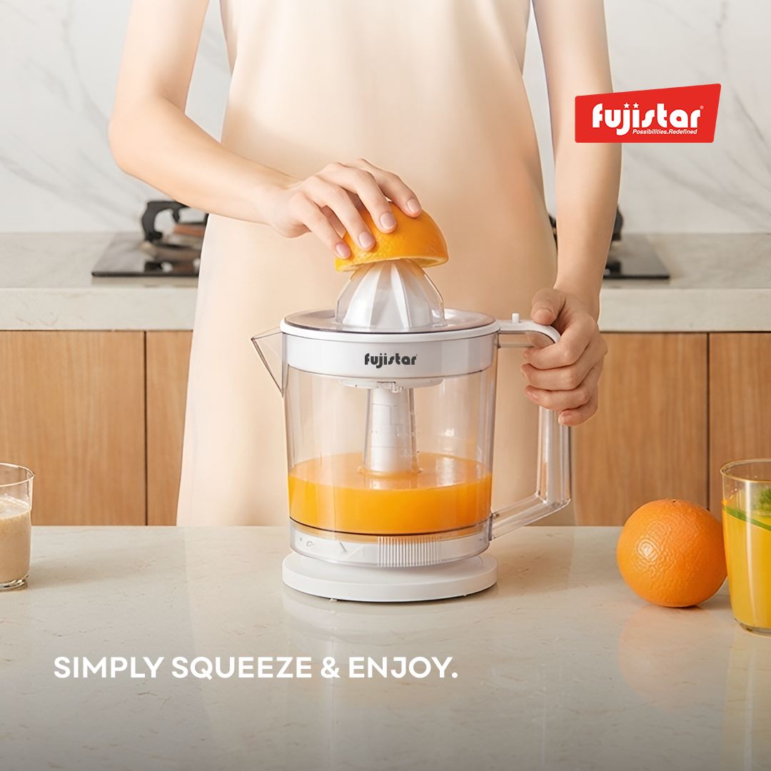 Fujistar Citrus Juicer 30w, 800ml, 2 cones