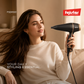 FUJISTAR Professional Hair Dryer 1800W, AC motor, 2 speeds, 3 temperature settings, cool function, 2 concentrators