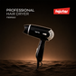 FUJISTAR Professional Hair Dryer 1400W, DC motor, 3 heat settings (0-1-2), overheating protection