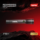 FUJISTAR Flashlight 10W White Laser LED – IPX3 Waterproof, 1×18650 Battery, 1200mAh