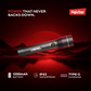 FUJISTAR Flashlight 10W White Laser LED – IPX3 Waterproof, 1×18650 Battery, 1200mAh