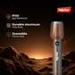 FUJISTAR Zoomable Flashlight 15W White Laser LED – IPX5 Waterproof, 26650 Battery, 3000mAh