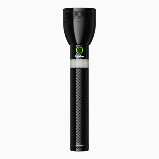 FUJISTAR Flashlight 15W White Laser LED – IPX5 Waterproof, 1×18650 Battery, 1500mAh (3-Pack)