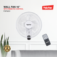 Fujistar wall fan 55w 16 inch size full copper motor, with remote control