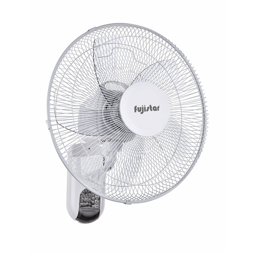 Fujistar wall fan 55w 16 inch size full copper motor, with remote control