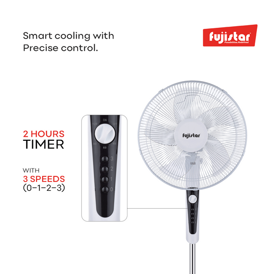Fujistar Pedestal Fan 55w 16 inch size full copper motor