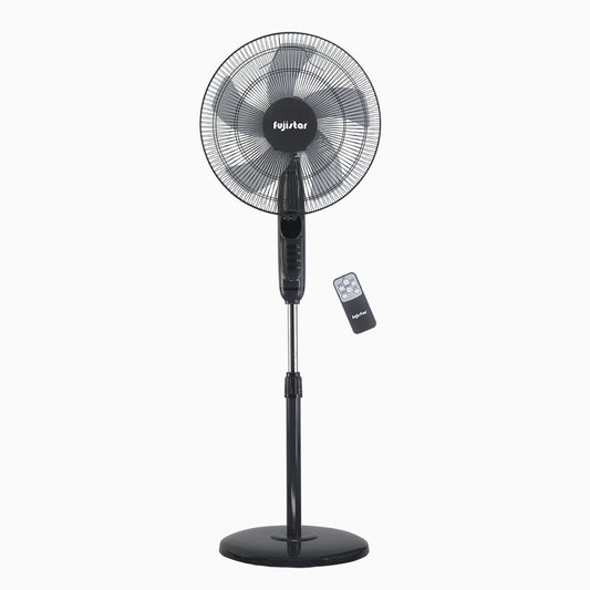 Fujistar Pedestal Fan 60w 16 inch size with remote control and 7.5 hours timer full copper motor