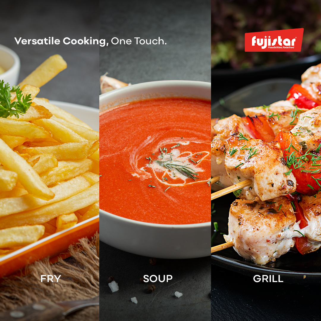 Fujistar Infrared Induction digital display, touch screen control with knob, timer Fry/BBQ/Hotpot 3hours, Soup 2200W