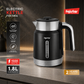 Fujistar electric double wall steel kettle 1.8l seamless pp material steel lid inside 1500w