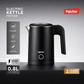 Fujistar 0.8L double wall steel seamless kettle 1500w