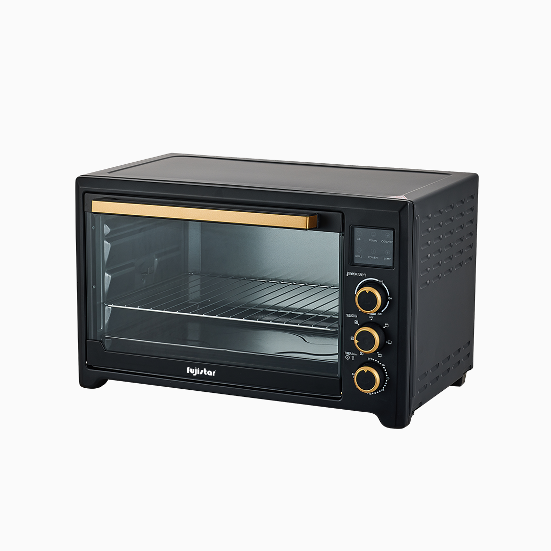 Fujistar Electric Oven Capacity: 45l, 4 pcs heating element, rotisserie, convection, inside lamp, 2000w