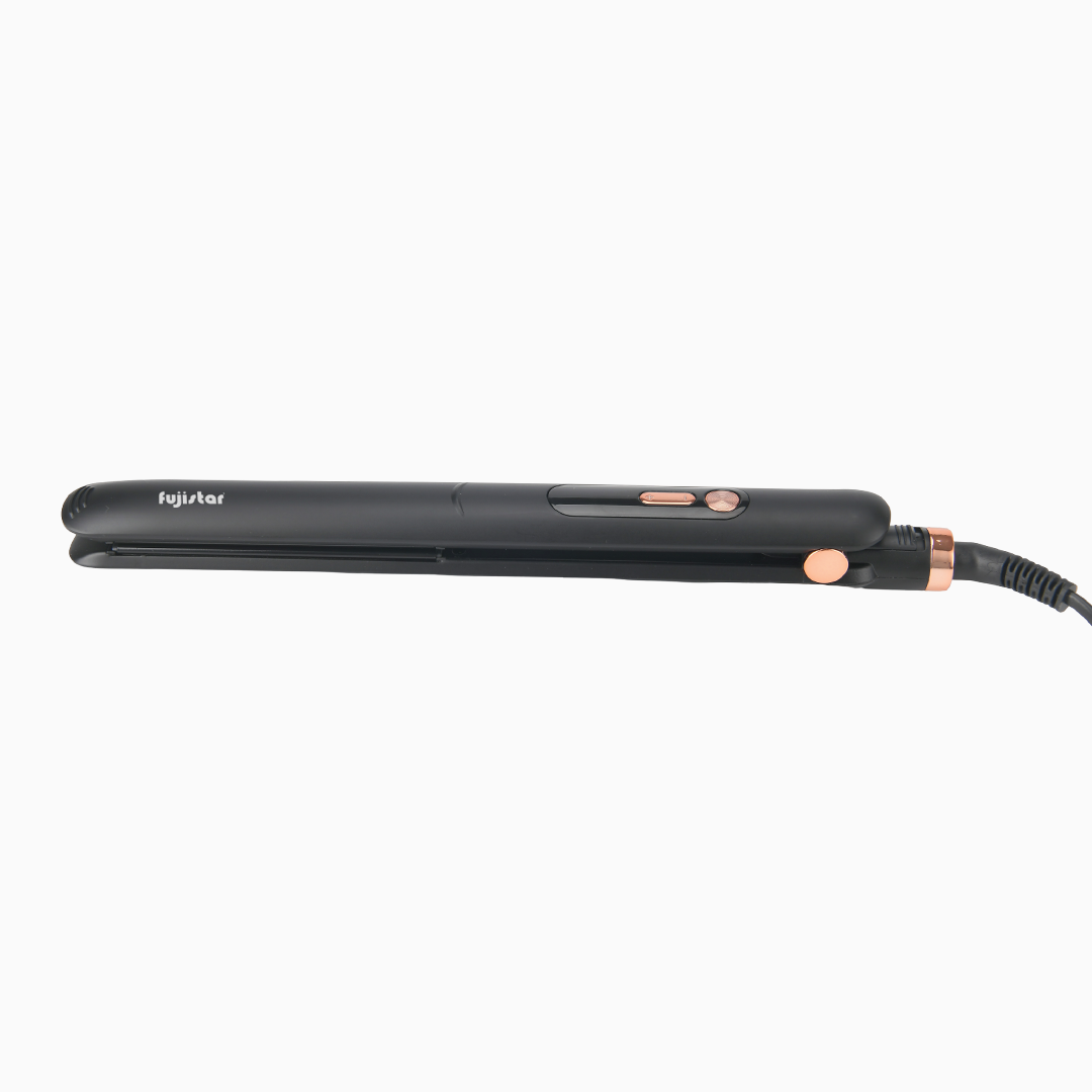 FUJISTAR Hair Straightener 50W – Floating Ceramic Plates, LED Display, Lockable Handle